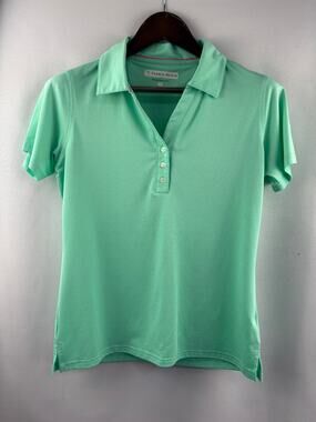 Women’s Pebble Beach Medium Seafoam Green Sports Polo